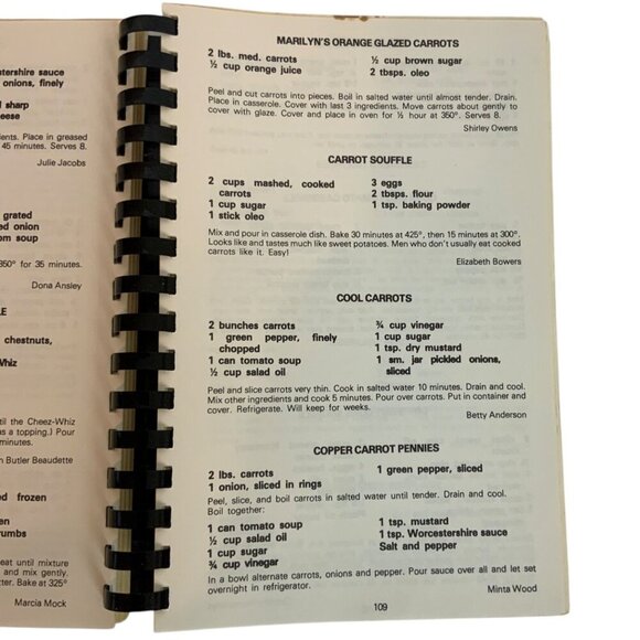 Vintage 1979 Centre St Cookery Spiral-Bound Cookbook By Magnolia Garden Club - Picture 6 of 10